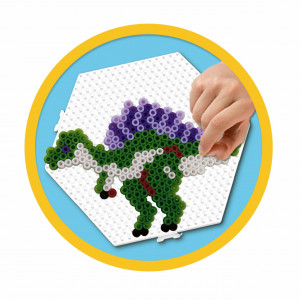 Set creativ - Margele de calcat cu Lumea dinozaurilor pentru copii - Img 4
