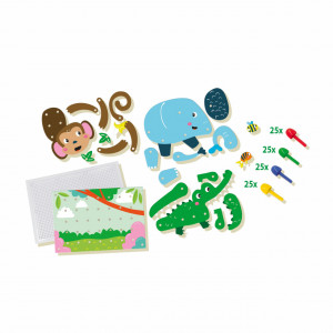 Set creativ mozaic - Puzzle-uri cu animale - Img 4