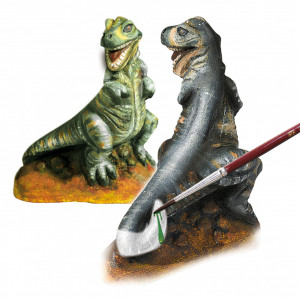 Set creativ mulaj si pictura - T-rex - Img 2