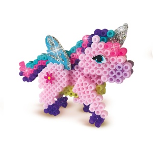 Set creativ - Tablou margele de calcat - Unicorni - Img 10