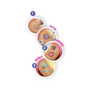 Set creativ - Tatuaje pentru copii de lux 3 in 1 - Img 4