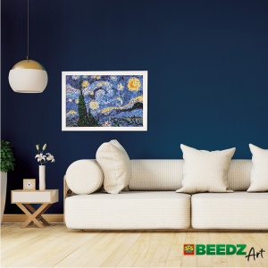 Set margele de calcat Beedz Art - Noapte instelata de Van Gogh - Img 6