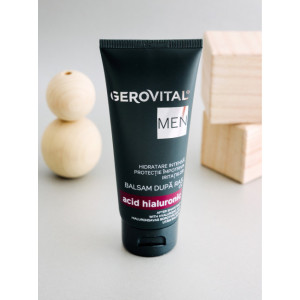 Balsam după ras cu Acid Hialuronic Gerovital Men 100 ml - Img 2