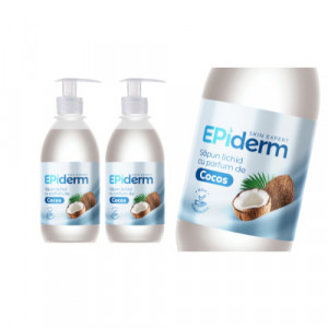 Epiderm, Sapun lichid cu parfum de cocos 300 ml - Img 2