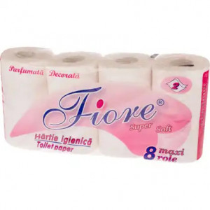 Fiore Super Soft hartie igienica 2 straturi 8 role
