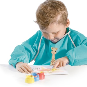 Girafa Sophie - Set acuarele pentru degetele cu planse si sort - Img 5