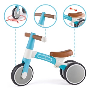 Jucarie - Bicicleta de echilibru, albastru deschis - Img 1