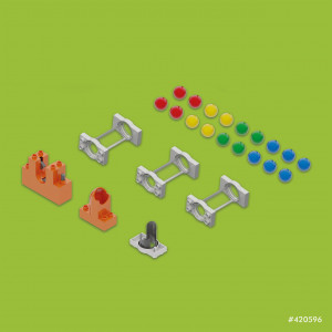 Jucarie copii Marble Run Hubelino - extensie lift pentru bile (24 piese) - Img 2
