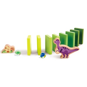 Jucarie din lemn - Marble Run Dino Adventure (131 piese) - Img 12