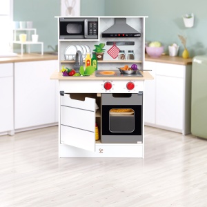 Jucarie din lemn - Set de joaca pentru copii, bucatarie Super Serve - Img 7