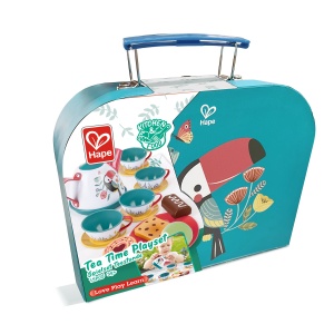 Jucarie - Set de ceai cu valiza pentru copii (15 piese) - Img 4