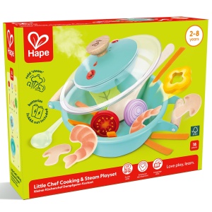 Jucarie - Set de gatit alimente la aburi pentru copii (16 piese) - Img 13