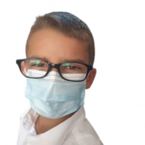 Masca de fata medicala pentru copii, 20 bucati/cutie - Img 2