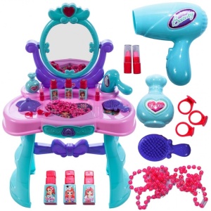 Masuta de machiat de jucarie cu accesorii, MalPlay - Img 1