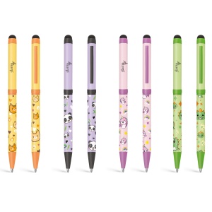 Mini pix twist cu varf touch - Glam & Go, 4 modele asortate (20 buc/display) - Img 2