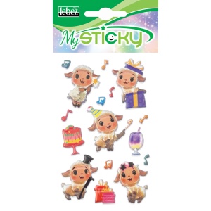 My Sticky 3D Crazy Farm, 6 modele asortate (48 pachete/display) - Img 3