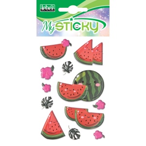 My Sticky 3D Fruit, 6 modele asortate (48 pachete/display) - Img 7