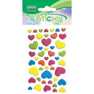 My Sticky 3D Love, 6 modele asortate (48 pachete/display) - Img 3