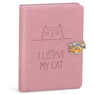 Notebook I Love my Pet, cu inchidere magnetica, 80 de pagini, 13 x 18 cm (12 buc/display) - Img 7