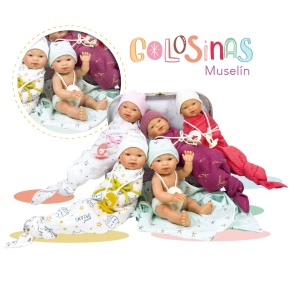 Papusa Nines D'Onil, Colectia Golosinas, cu miros de vanilie, 26 cm (2024) - Img 1