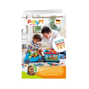 PolyM - Camion cu remorca creativ pentru copii (114 piese) - Img 5