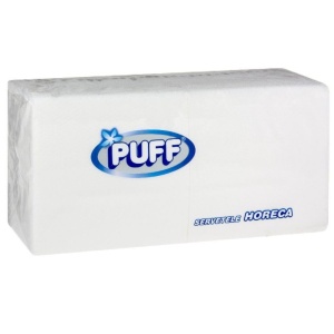 PUFF HORECA SERVETELE ALBE 1 STR 150 buc