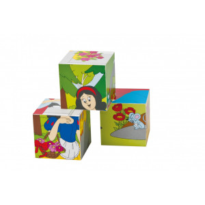 Puzzle din lemn cuburi - Basme 4 x 5 - Img 2