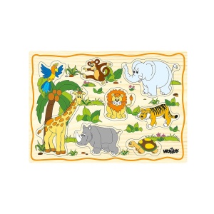 Puzzle din lemn pentru copii cu animale de la ferma - Img 10