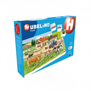 Puzzle Ferma de animale Hubelino (35 piese) - Img 4
