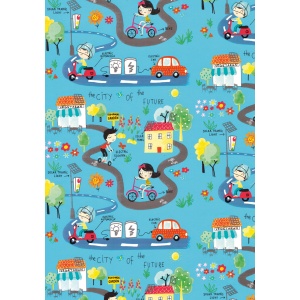 Role hartie ambalat - Bambino, 65 g/m2, 70 x 200 cm (30 role/display) - Img 2
