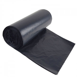 Saci menaj Solid 35 litri, negru, 50 buc/rola