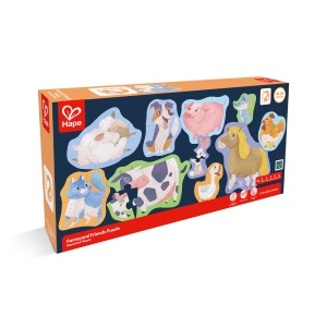 Set 10 puzzle-uri prietenii de la ferma (18-36 luni) pentru copii - Img 2