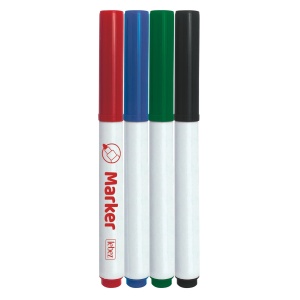 Set 4 markere pentru tabla alba – blister - Img 2