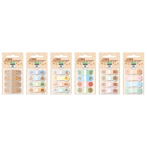 Set 80 semne de carte Be Cappy din plastic, 6 modele (60 blistere/display) - Img 2