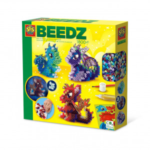 Set creativ Beedz - Margele de calcat Dragoni 3D Glow in the Dark - Img 1