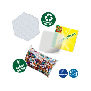 Set creativ Green Beedz – Margele de calcat Animale din padure - Img 7