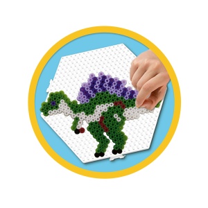 Set creativ - Margele de calcat cu Lumea dinozaurilor pentru copii - Img 7