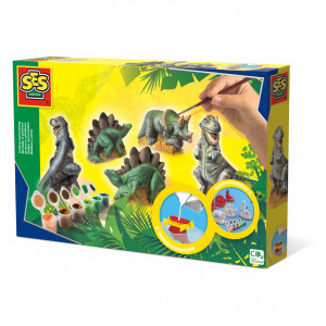 Set creativ mulaj si pictura - Dinozauri - Img 1