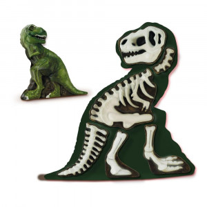 Set creativ mulaj si pictura - T-rex cu schelet - Img 2