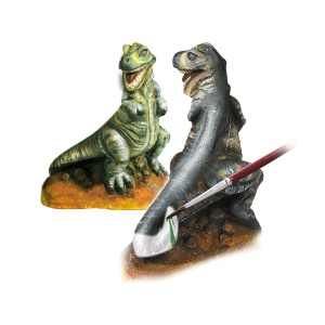 Set creativ mulaj si pictura - T-rex - Img 4