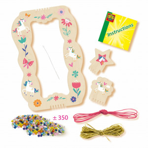 Set creativ pentru copii - Bratari cu margele - Razboi de tesut - Img 2
