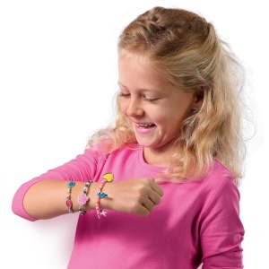 Set creativ pentru copii - Bratari cu margele si diamante - Img 8