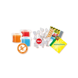 Set creativ pentru copii cu plastilina si semne de circulatie - Img 5
