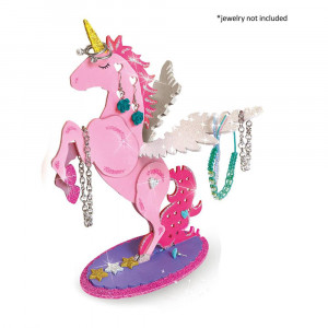 Set creativ pentru copii cu suport de bijuterii cu unicorn si sclipici - Img 3