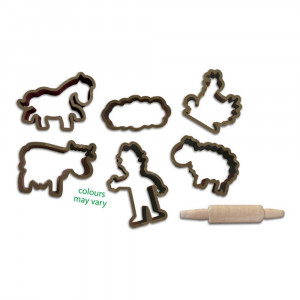 Set creativ - Plastilina eco cu unelte din lemn, set mare - Img 3