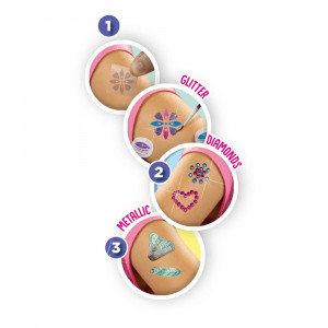 Set creativ - Tatuaje pentru copii de lux 3 in 1 - Img 2