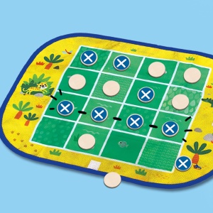 Set de 3 jocuri copii Connect Four, Dots and Boxes si joc de stivuire - Img 12