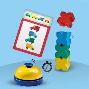 Set de 3 jocuri copii - Ludo, Quartet si Blocuri de viteza - Img 13