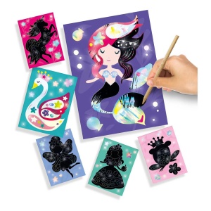 Set de razuit pentru copii - Planse holografice cu basme - Img 3