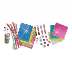 Set mare de lucru manual pentru copii cu mix de sclipici - Img 2